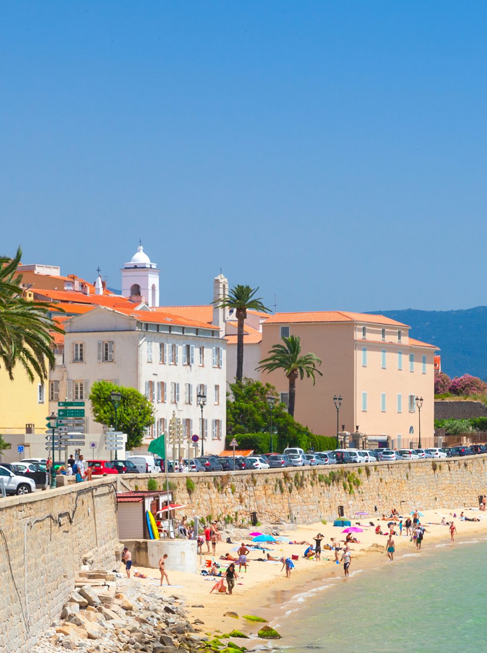 Buildings by the sea