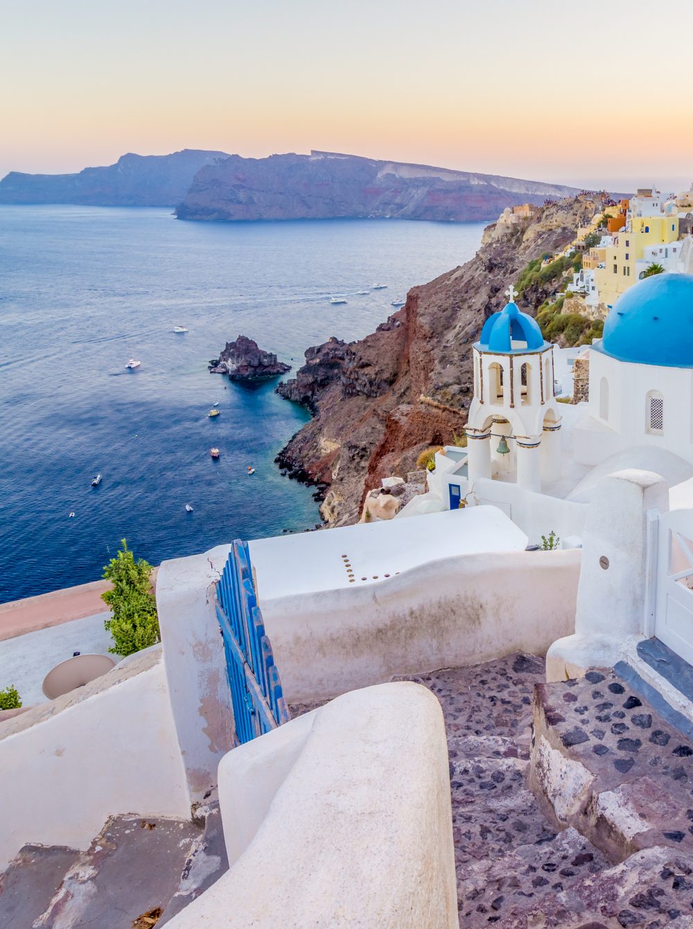White buildings by the sea in Greece