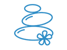 Spa rocks icon