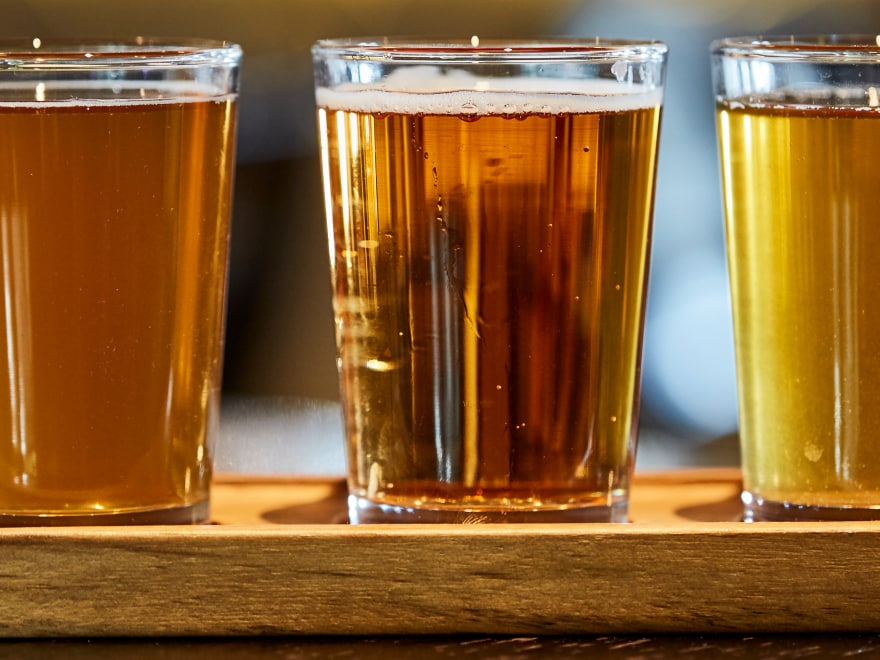 Beers at Brodie's Bar on P&O Cruises Ship, Britannia