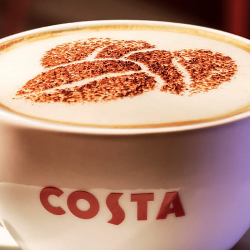 Costa Coffee at Market Cafe on-board P&O Cruises Ship, Britannia