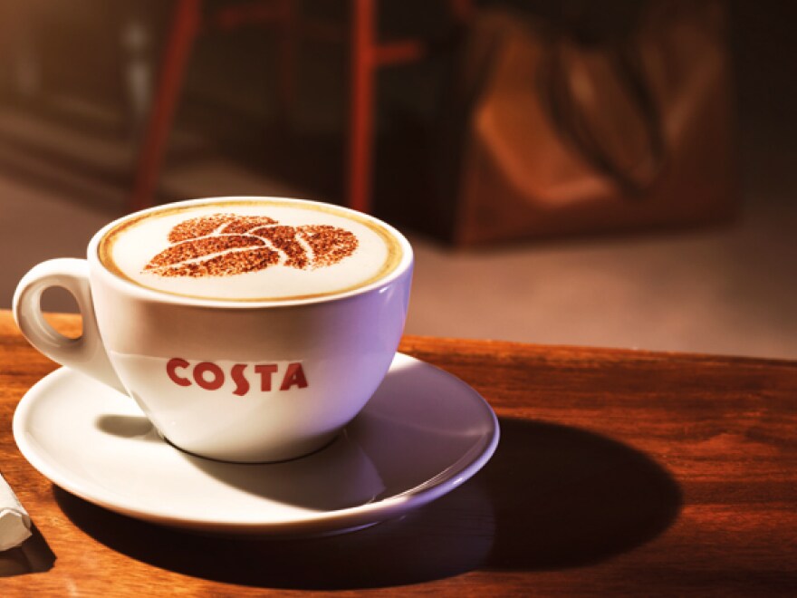 Costa Coffee at Spinnaker on-board P&O Cruises Ship, Arcadia