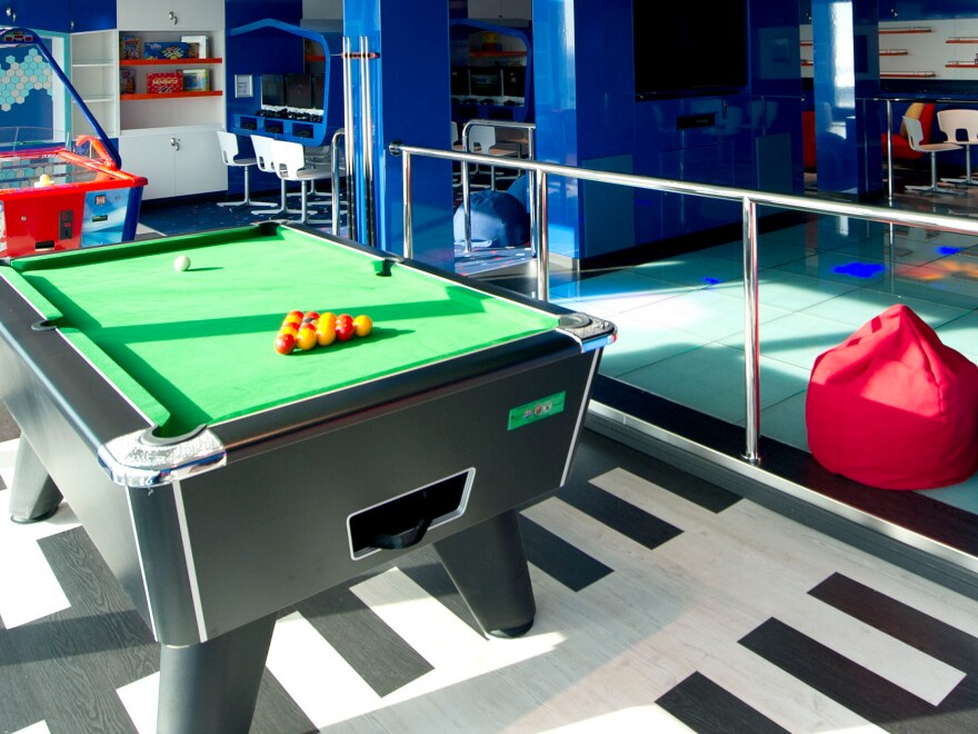 Games room at Scubas (Children's Club on-board for children aged 9-12 years old)
