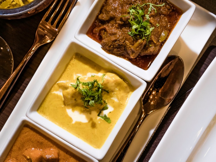Dishes from Sindhu Restaurant - Indian Cuisine with a British Twist