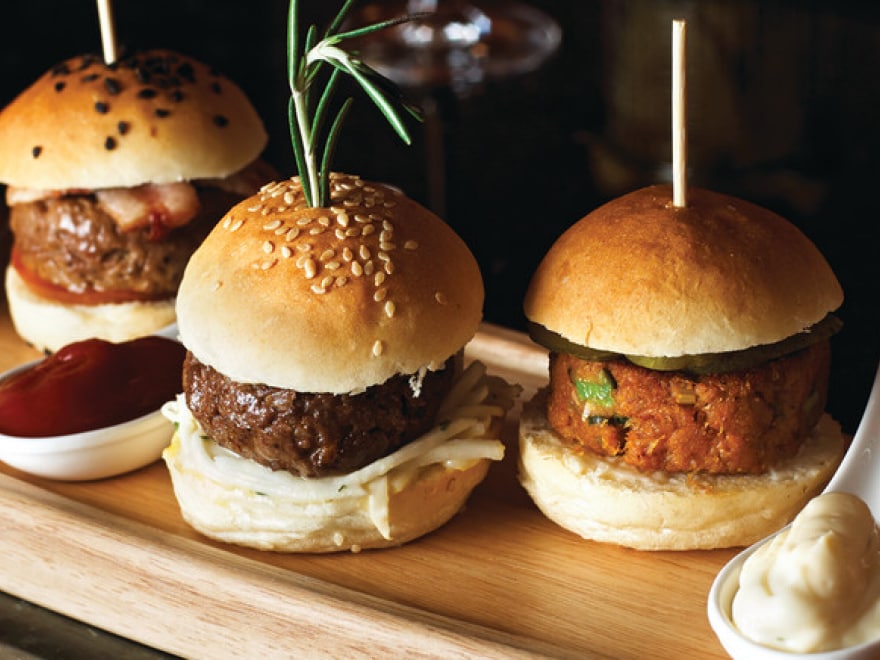 Sliders from The Glass House