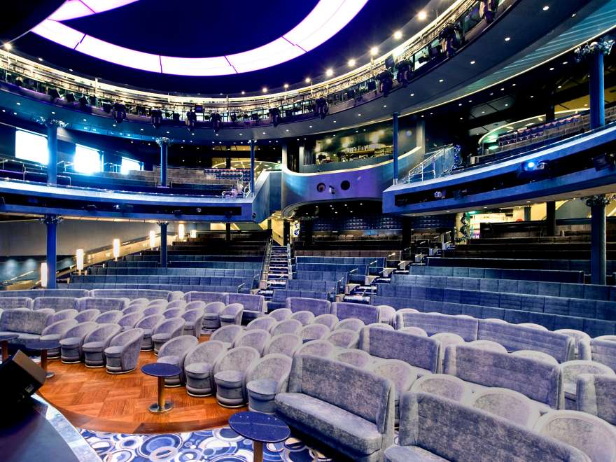 Three-Tier Palladium Theatre on-board P&O Cruises Ship, Arcadia