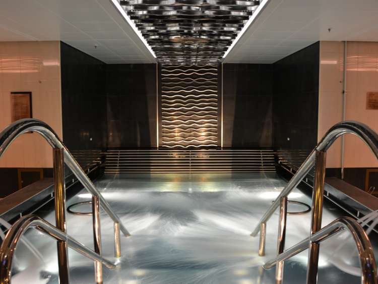 Hydrotherapy suite onboard P&O Cruises ship spa