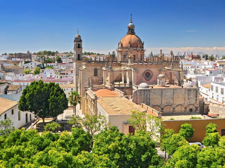 The Cathedral in Jerez de la Frontera, Cadiz Province, Andalucia, Spain.