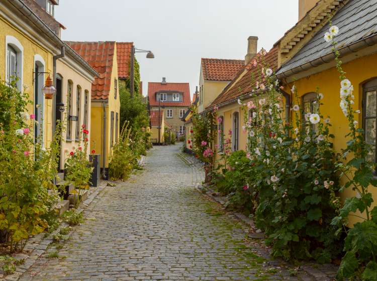 Beautiful Historical Old Town, Dragor, Dragoer, Hovedstaden, Sealand, Denmark