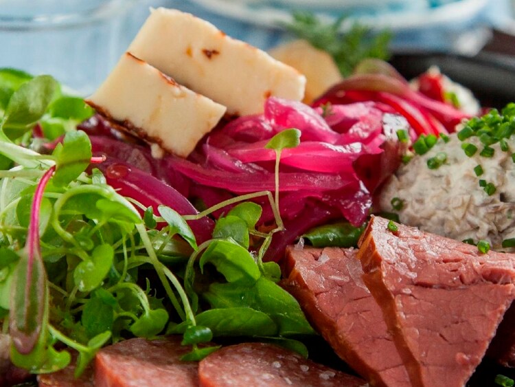 Traditional Finnish dish in Helsinki, Finland on Baltic Cruise Holiday