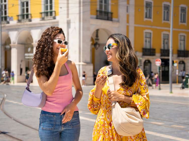 Summer tourism in Lisbon, Portugal