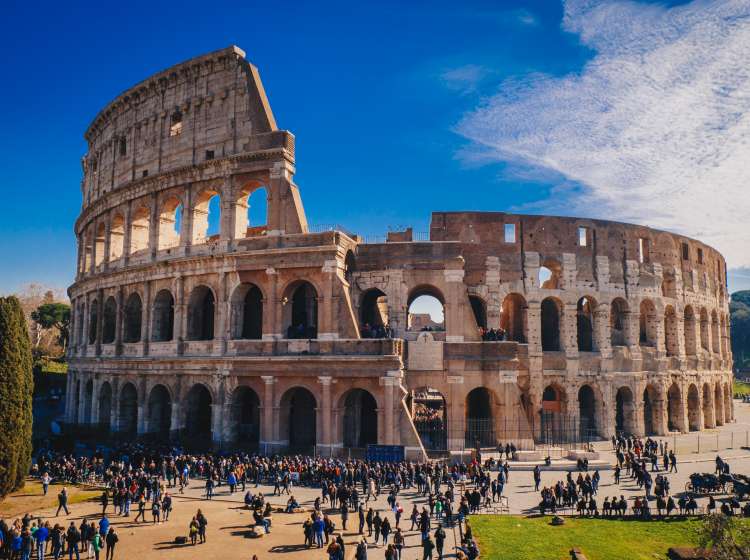 The Roman Colosseum in Rome; Shutterstock ID 1043813965; Invoice Number: -