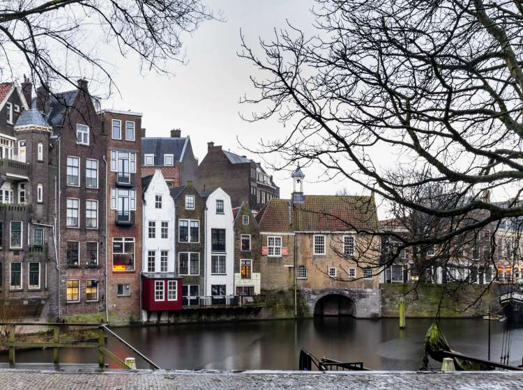 Cityscape, panorama - view of the city Rotterdam and its old district Delfshaven, South Holland, The Netherlands; Shutterstock ID 1038433585; Invoice Number: -