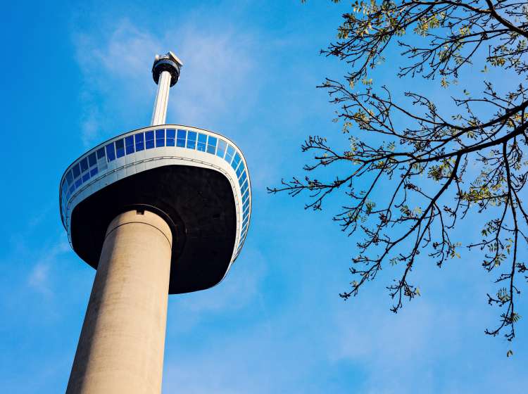 Euromast in Rotterdam, South Holland, Netherlands.
