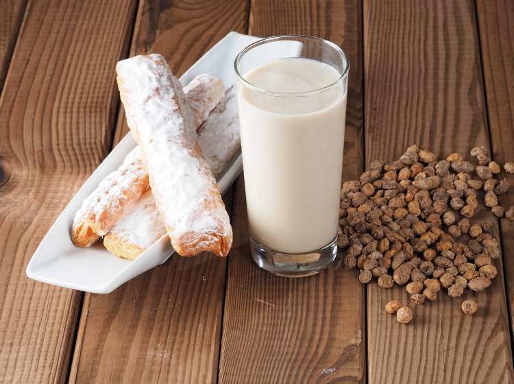 Horchata is a drink, made with the juice of tigernuts and sugar.  Native from Valencia â Spain, it is a refreshing drink, often accompanied with long thin buns called  fartons.