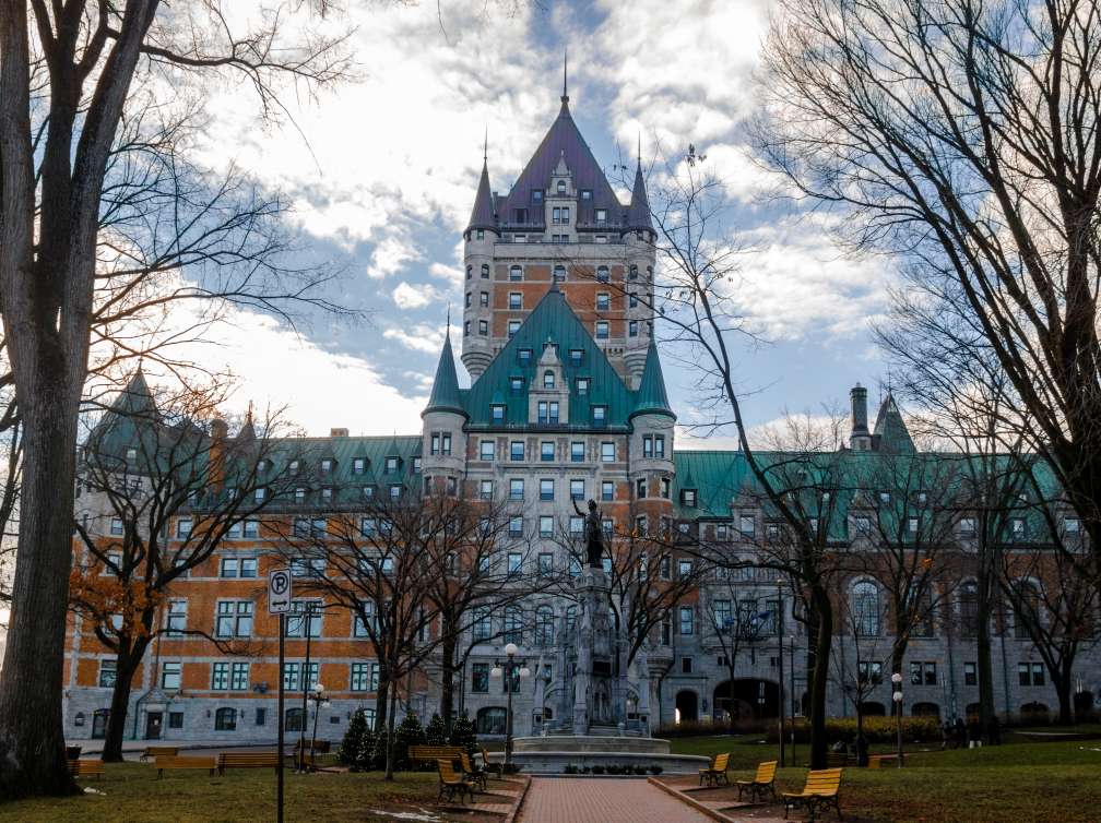 Frontenac Castle - Quebec City, Quebec, Canada; Shutterstock ID 564227254; Purchase Order: -