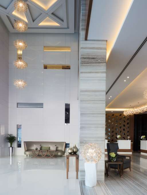 Image of a lobby of a hotel