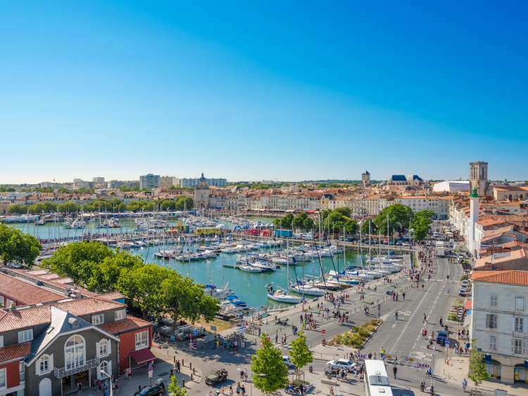 City overlooking the harbour