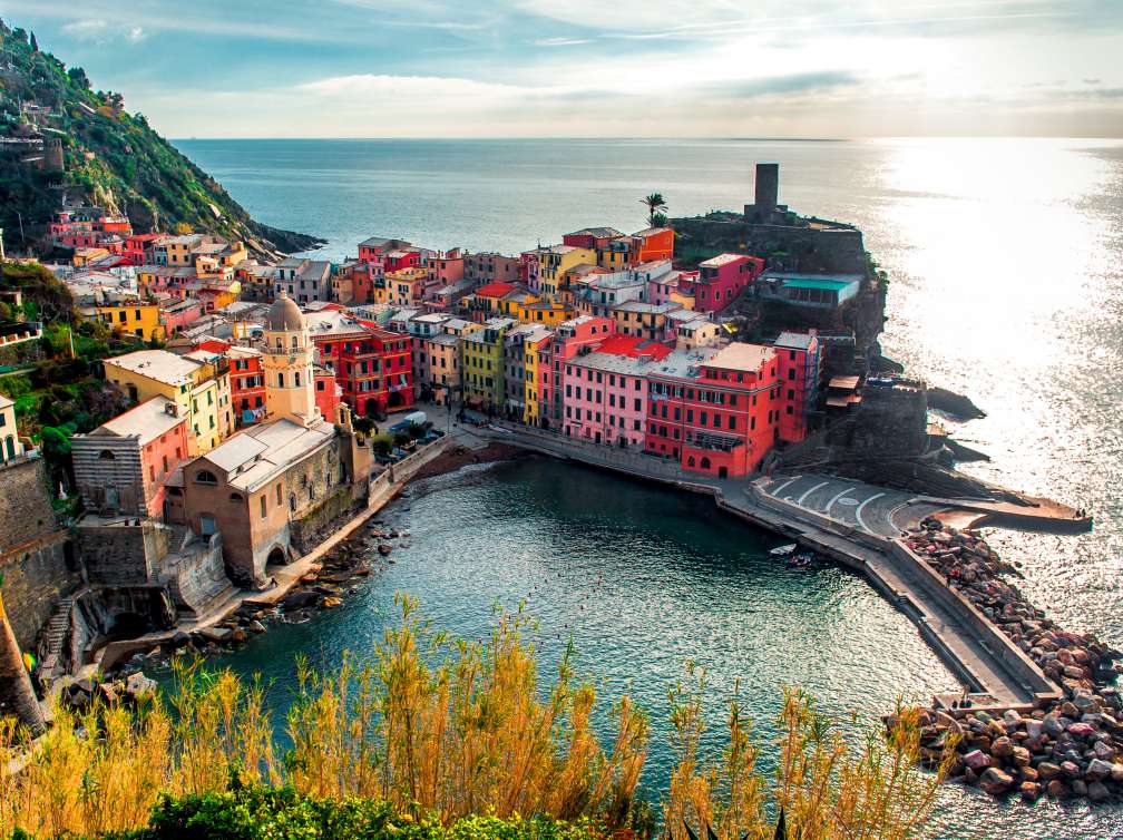 Houses on the harbour in Gran Canaria