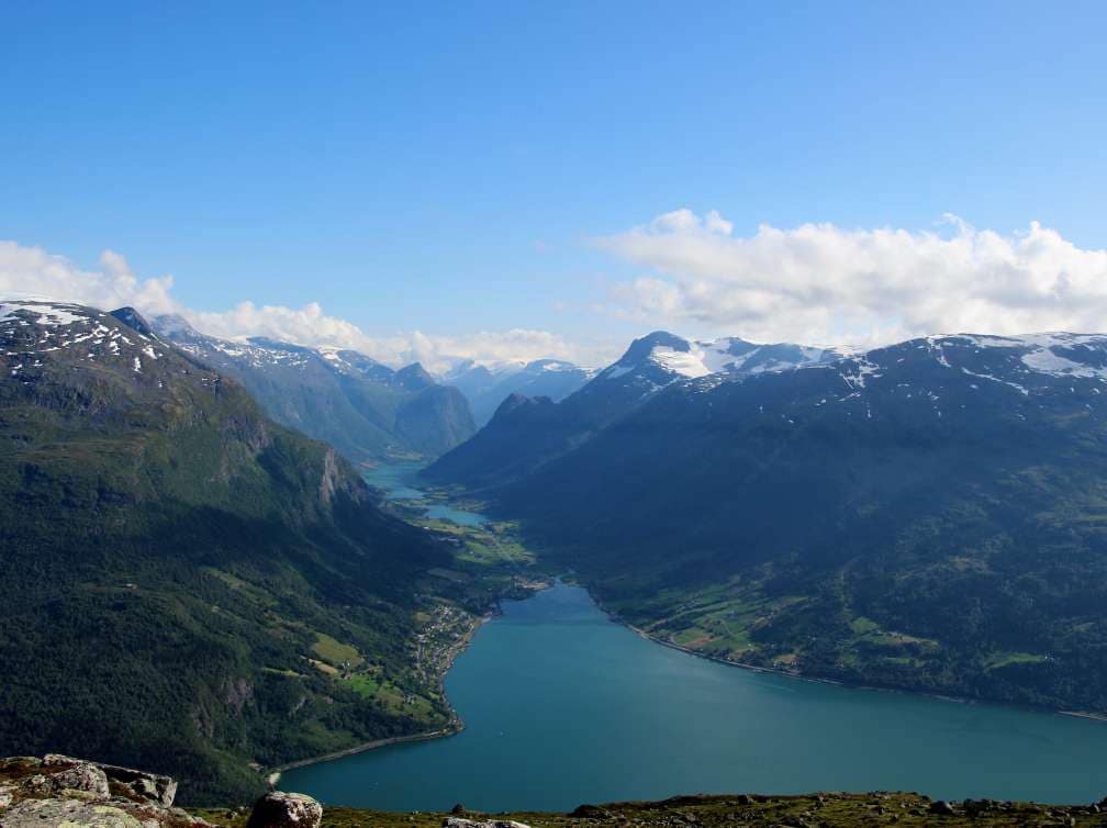 landscape in Norway from Hoven/Loen/Nordfjordeid 1155 meters above sea level; Shutterstock ID 1457690723; Project: New ports 2021-2022