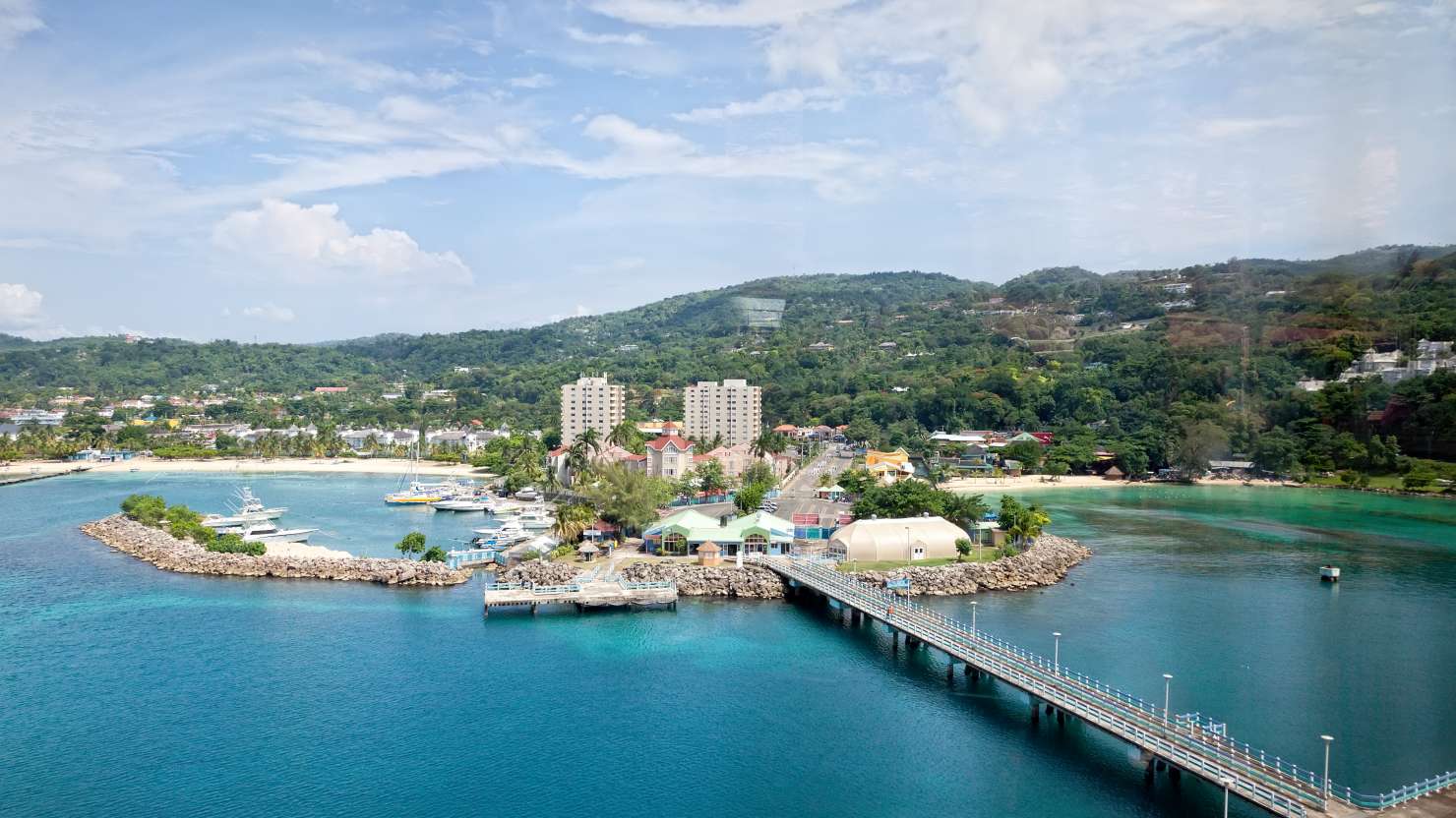 Buildings by the sea