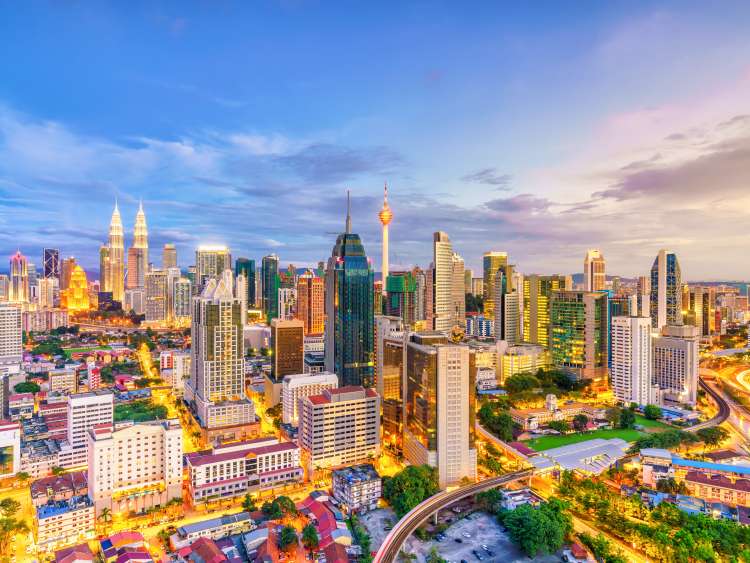 Sky view of city 