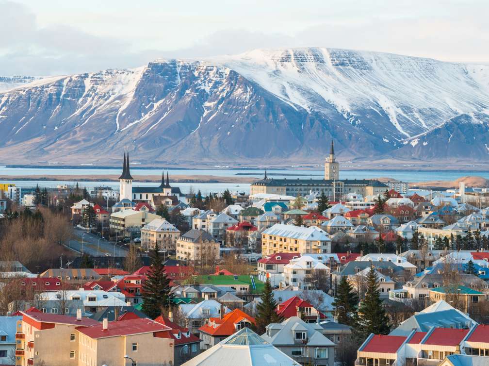 Town of Reykjavik, Iceland