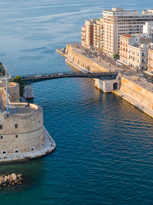 Sky view of Taranto