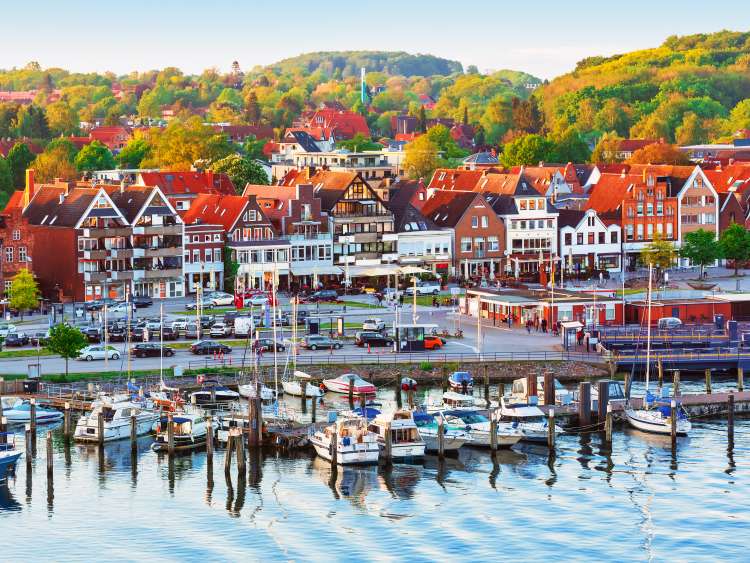 Small harbour by the sea