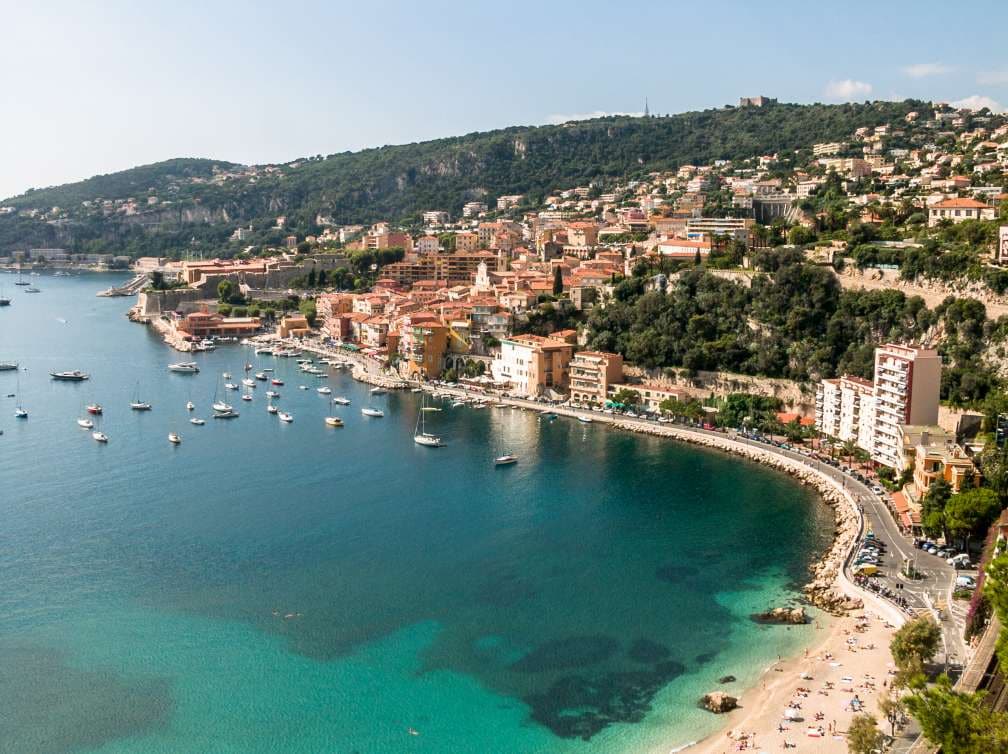 Buildings by the sea