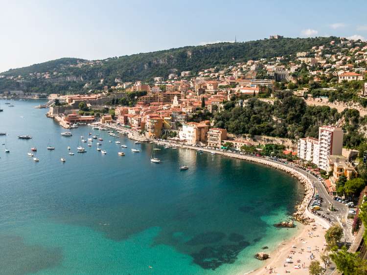 Buildings by the sea