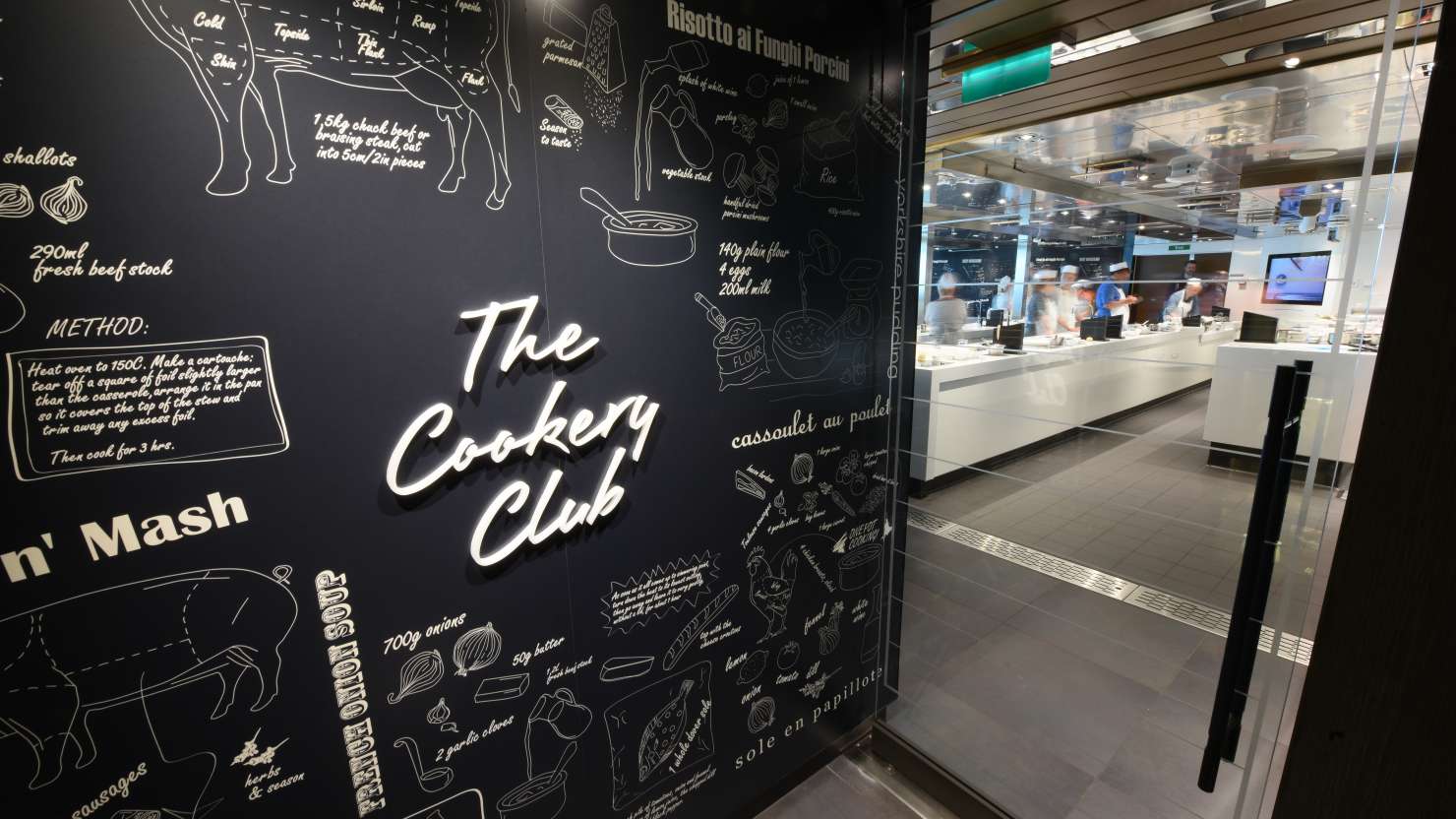 P&O Cruises Britannia May 2015. The Cookery Club. Photo by Steve Dunlop. 
