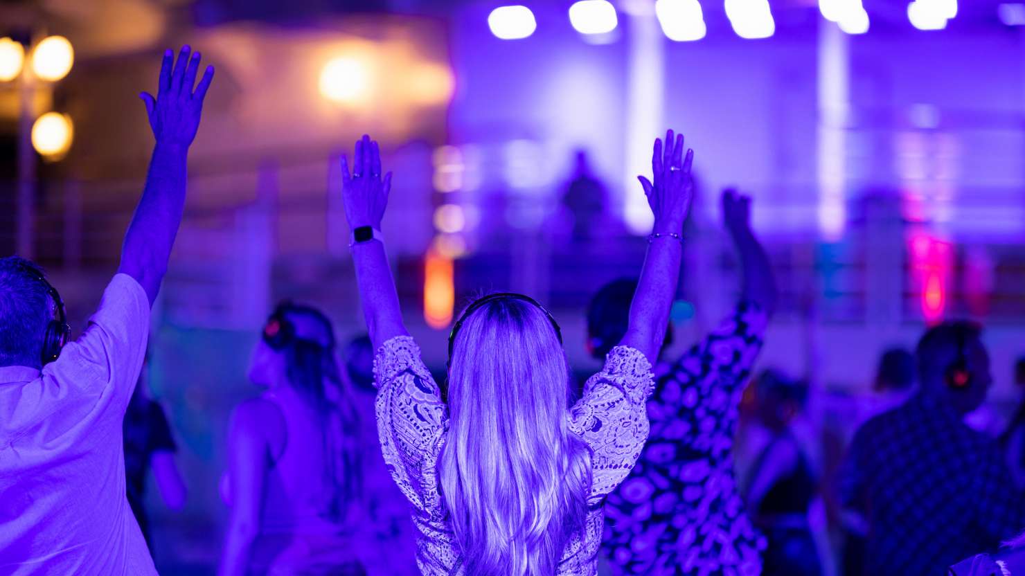 Silent Disco on board Azura