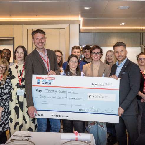 Fundraising for Teenage Cancer Trust