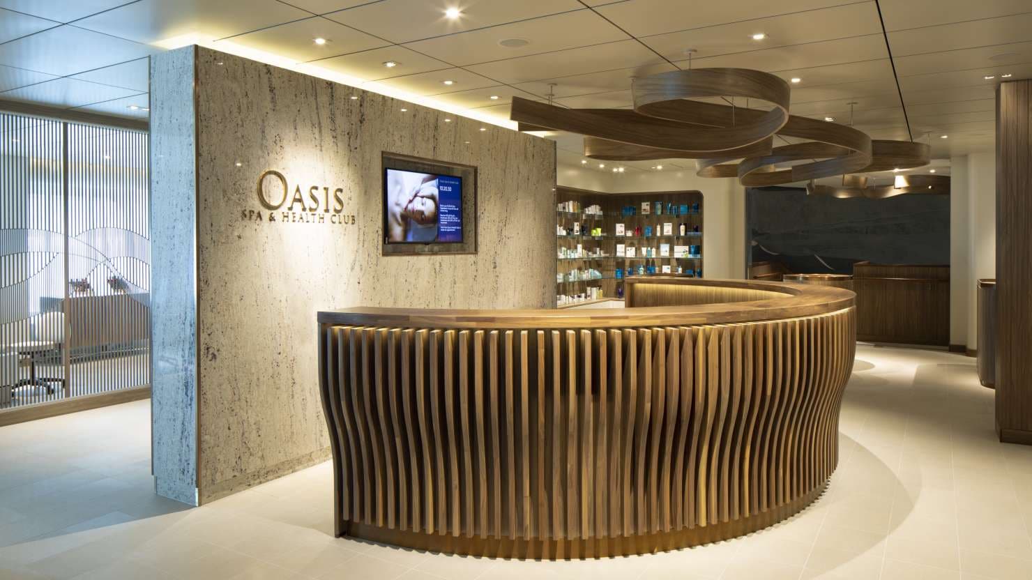 Iona's spa reception