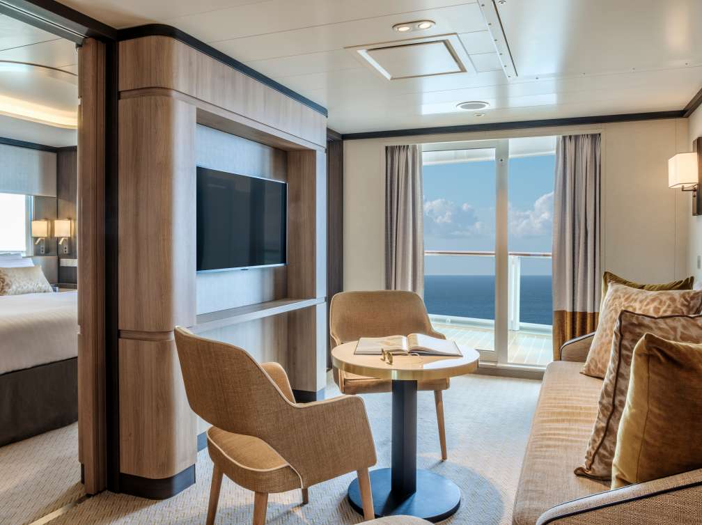 Suite lounge and balcony