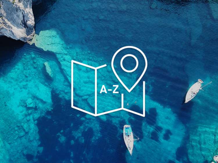 A-Z Destination map 