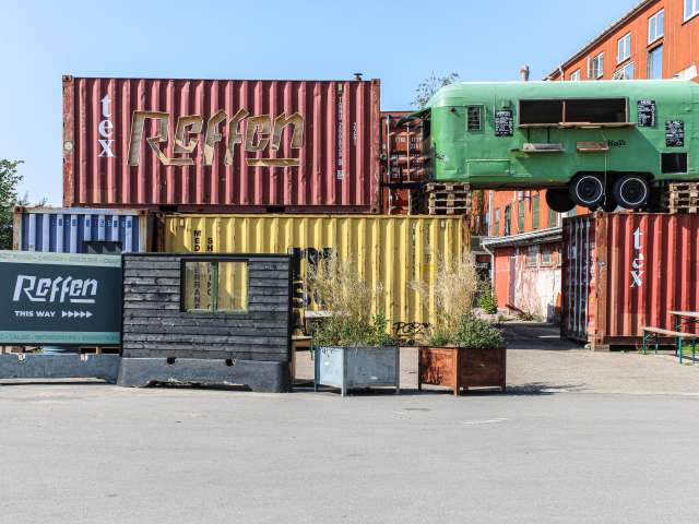 Copenhagen, Denmark - 08/25/2019 : Reffen Street Food Market (refshaleøen) on a summer Day. ; Shutterstock ID 1560929405; project: x; job: y; client: ; other: 