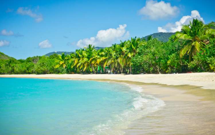 Beautiful view of Tortola, British Virgin Islands