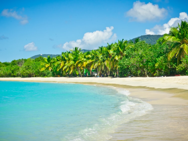 Beautiful view of Tortola, British Virgin Islands