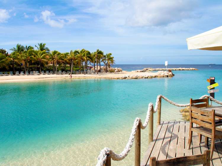 Beach at Curacao 