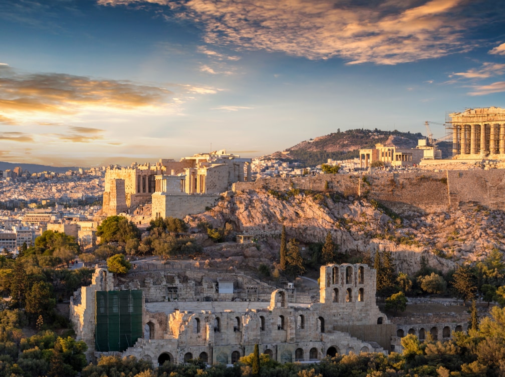 panoramic view of Athens
