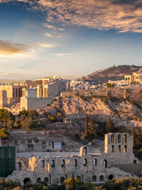 panoramic view of Athens