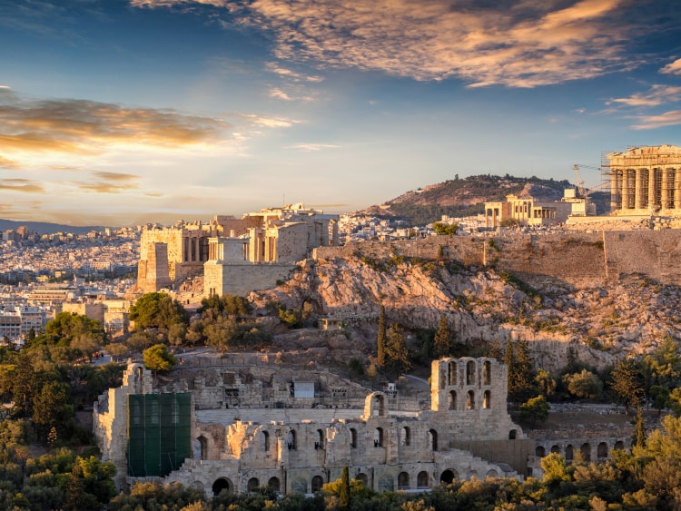 panoramic view of Athens