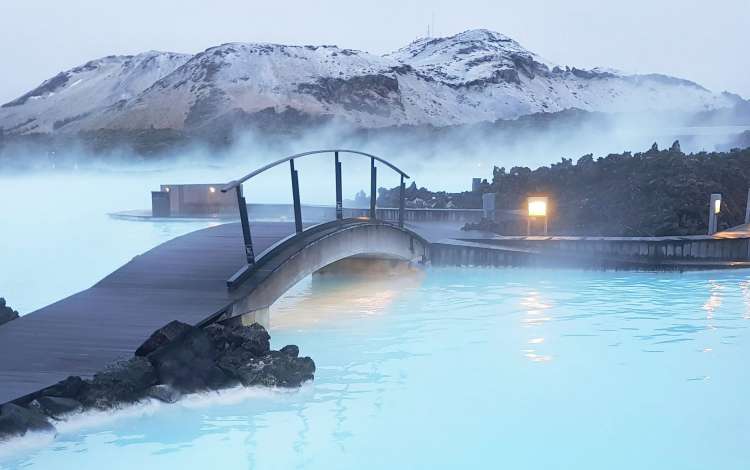 Blue lagoon in Iceland