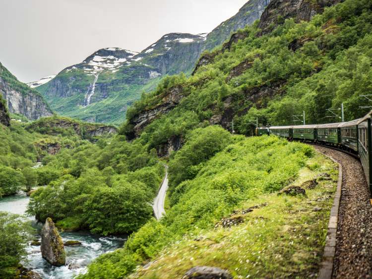 It is an unbelievably beautiful place in the world. You also can see and enjoy unbelievable human works for the railway.