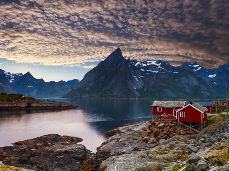 Lake in Lofoten, Norway