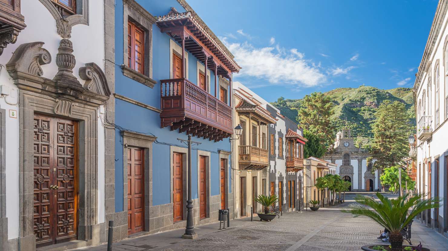 View of the streets of Las Palmas
