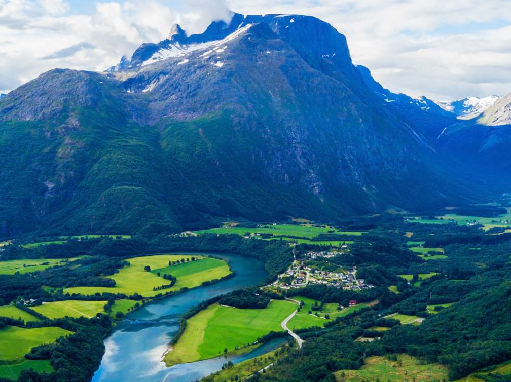 Mountains in Andalsnes, Norway