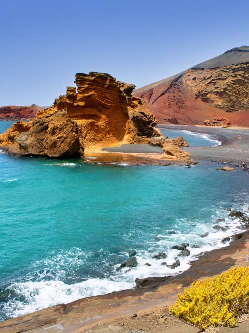 Beach in Lanzarote, Canary Islands